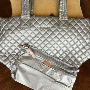 MZ Wallace Metro Tote Limited Edition Tin Silver color. New with tags!